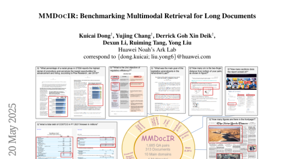 亿利金融 华为诺亚方舟实验室推出颠覆性文档搜索技术：让AI在长达65页的文档中秒找所需信息