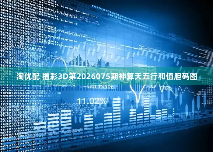 淘优配 福彩3D第2026075期神算天五行和值胆码图