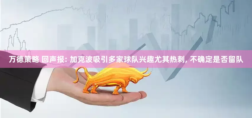 万德策略 回声报: 加克波吸引多家球队兴趣尤其热刺, 不确定是否留队